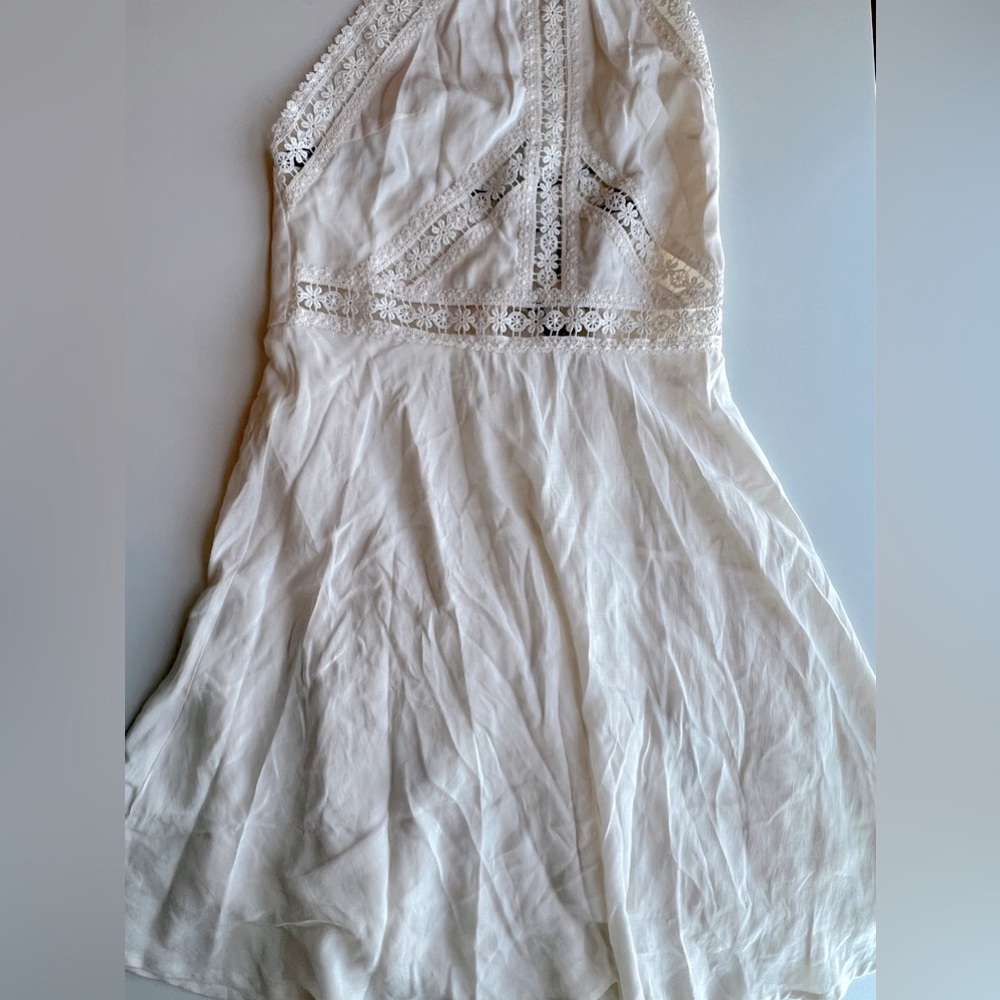 Small cream halter dress
